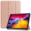 Tri-Fold Series iPad Pro 11 2022/2021 Smart Folio Cover - Rødguld