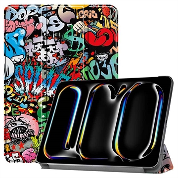 iPad Pro 11 2024/2025 Tri-Fold Series Smart Folio Cover - Graffiti