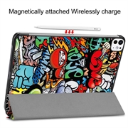iPad Pro 11 2024/2025 Tri-Fold Series Smart Folio Cover - Graffiti