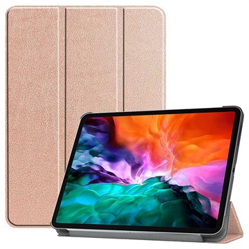 Tri-Fold Series iPad Pro 12.9 2021/2022 Smart Folio Cover - Rødguld