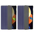 Tri-Fold Series Xiaomi Pad 5 Pro 12.4 Smart Folio Cover - Blå