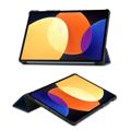 Tri-Fold Series Xiaomi Pad 5 Pro 12.4 Smart Folio Cover - Blå