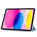 Tri-Fold Series iPad (2022) Smart Folio Cover - Babyblå