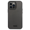 Tumi Aluminium Carbon iPhone 14 Pro Hybrid Cover - Sort