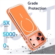 iPhone 18 Pro Max Tofarvet hybrid cover - MagSafe-kompatibel - Orange