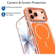 iPhone 18 Pro Max Tofarvet hybrid cover - MagSafe-kompatibel - Orange
