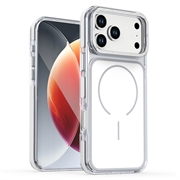 iPhone 18 Pro Max Tofarvet hybrid cover - MagSafe-kompatibel - hvid