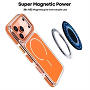 iPhone 18 Pro Tofarvet hybrid cover - MagSafe-kompatibel - Orange