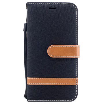 Two-Tone Jeans iPhone X / iPhone XS Pung - Sort