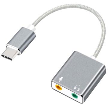 USB-C / AUX Hovedtelefoner & Mikrofon Audio Adapter