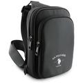 U.S. Polo Assn. Petit Pique crossbody arch telefontaske - Sort