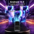 U1 Mini Smart-projektor og retro-spilkonsol - Android 14, over 36.000 spil - Sort