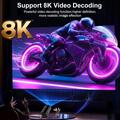U1 Mini Smart-projektor og retro-spilkonsol - Android 14, over 36.000 spil - Sort