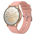 U23 Ultratynd AMOLED Unisex Smartwatch med over 100 sportstilstande - Guld / Pink