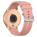U23 Ultratynd AMOLED Unisex Smartwatch med over 100 sportstilstande - Guld / Pink