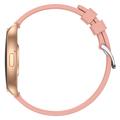 U23 Ultratynd AMOLED Unisex Smartwatch med over 100 sportstilstande - Guld / Pink