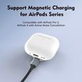U30 4-i-1 Apple Watch og AirPods samt Samsung Galaxy og Pixel Watch oplader - Hvid