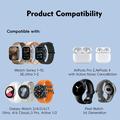 U30 4-i-1 Apple Watch og AirPods samt Samsung Galaxy og Pixel Watch oplader - Hvid