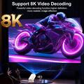 U5 2-i-1 smart projektor og retro-spilkonsol - Android 14, Wi-Fi 6, 8K-afspilning