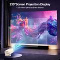 U5 2-i-1 smart projektor og retro-spilkonsol - Android 14, Wi-Fi 6, 8K-afspilning
