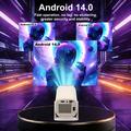 U5 2-i-1 smart projektor og retro-spilkonsol - Android 14, Wi-Fi 6, 8K-afspilning