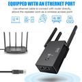 U6 Dual-Band WiFi Booster / Router 1200Mbps med 4 antenner - Sort