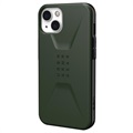 UAG Civilian iPhone 13 Hybrid Cover - Army Grøn