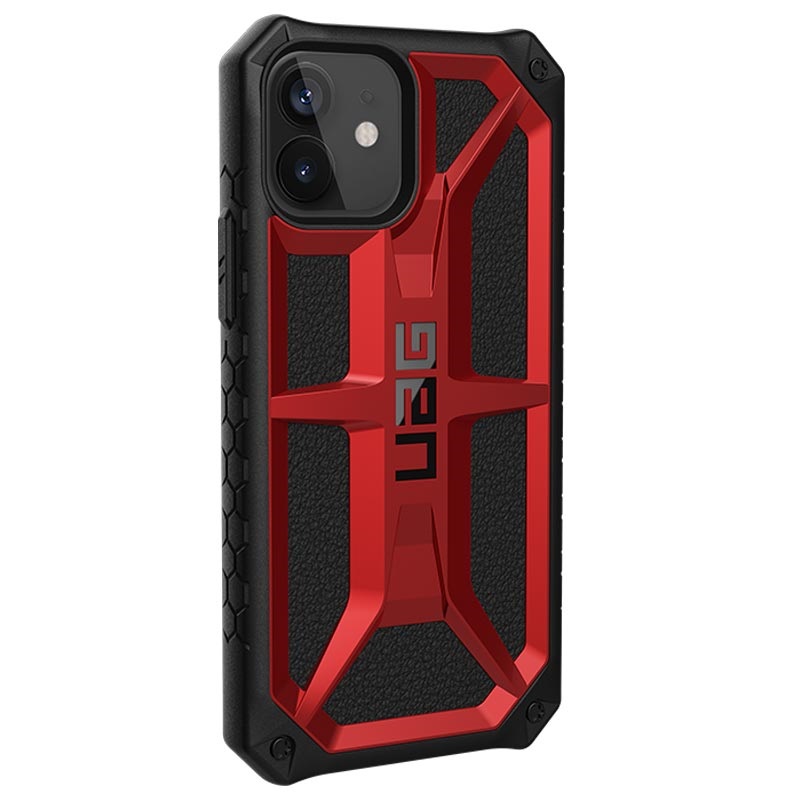 UAG Monarch Series iPhone 12/12 Pro Cover - Crimson / Sort