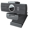 UHD 4K Webcam med Mikrofon og Auto Focus H500 - Sort
