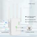 UNT-10 Dual-Band WiFi Booster / Router 1200Mbps - EU-stik - Hvid