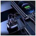 Usams US-CC143 Bluetooth FM Transmitter / Hurtig Biloplader