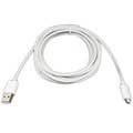 USB 2.0 / MicroUSB Kabel - 3m - Hvid