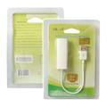 USB-A 2.0 til RJ45 Ethernet Adapter Kabel - Hvid