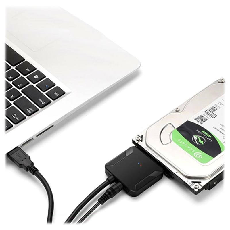 USB 3.0 / Harddisk Adapter - Sort