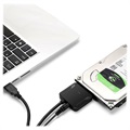 USB 3.0 / SATA Harddisk Kabel Adapter - Sort