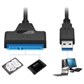 USB 3.0 SATA III Adapter Kabel W25CE01 - Sort