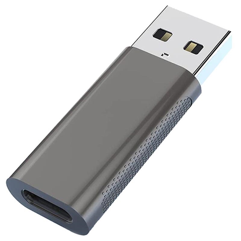 oversvømmelse kontanter sprogfærdighed USB-A / USB-C Konverter / OTG Adapter XQ-ZH0011 - USB 3.0 - Sort