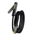 USB-C 3.2-kabel med sammenklappeligt stativ - 20 Gbps, 4K 60Hz, 2m - sort