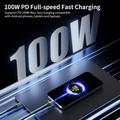 USB-C 3.2-kabel med sammenklappeligt stativ - 20 Gbps, 4K 60Hz, 2m - sort