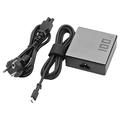 USB-C-oplader til bærbar computer til ASUS ROG Flow X13/Z13 - 100W, 20V, 5A, EU-stik - sort