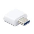USB-C OTG-adapter - USB-C han / USB-A 3.0 hun - hvid
