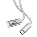 USB-C til Magsafe 2 PD hurtigopladningskabel i vævet materiale - 100W - 1.8m