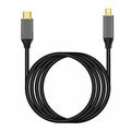 USB-C til Mini DisplayPort-kabel 1.8m - 4K/60Hz - Sort