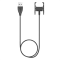 USB Ladekabel til Fitbit Charge 2 - 0.5m - Sort