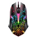 USB-gamingmus med LED - 1200 DPI - Sort
