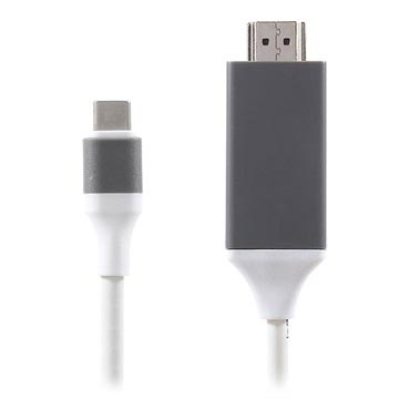 Samsung Galaxy S8, Galaxy S8+ USB Type-C / HDMI Adapter - 2m - Hvid
