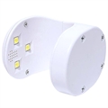 UV-Negletørrer med LED Lys - 16W - Hvid