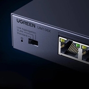 Ugreen 35048EU Ethernet-switch - 5x 2.5GbE, 1x 10Gb SFP+ - Grå