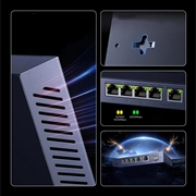 Ugreen 35048EU Ethernet-switch - 5x 2.5GbE, 1x 10Gb SFP+ - Grå