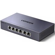 Ugreen 6-ports PoE-Ethernet-switch 35371EU - Grå